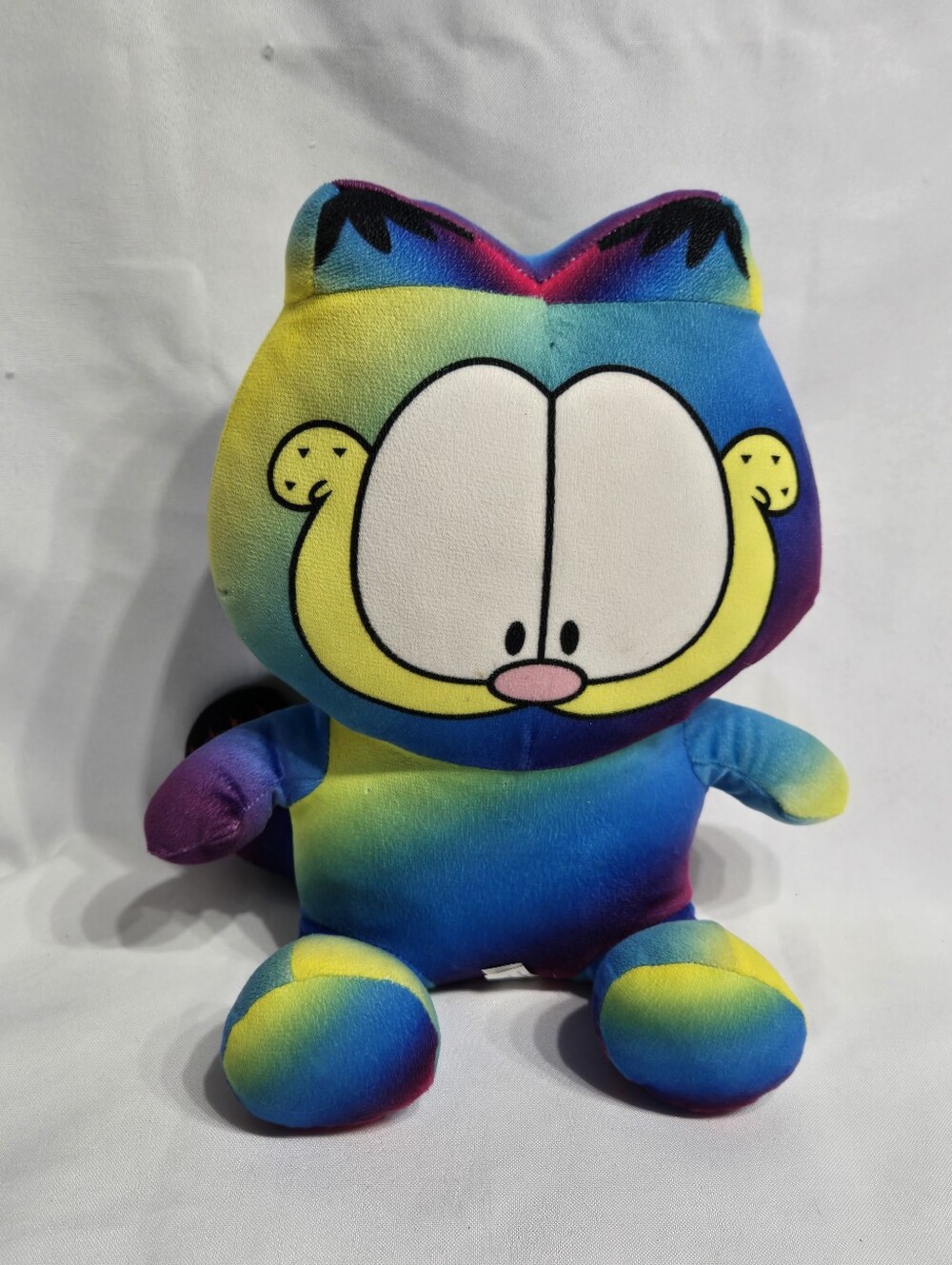 8" Garfield Plush Rainbow Colirful Great Condition